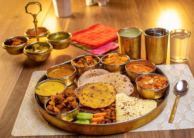 Rajasthani Thali in cp